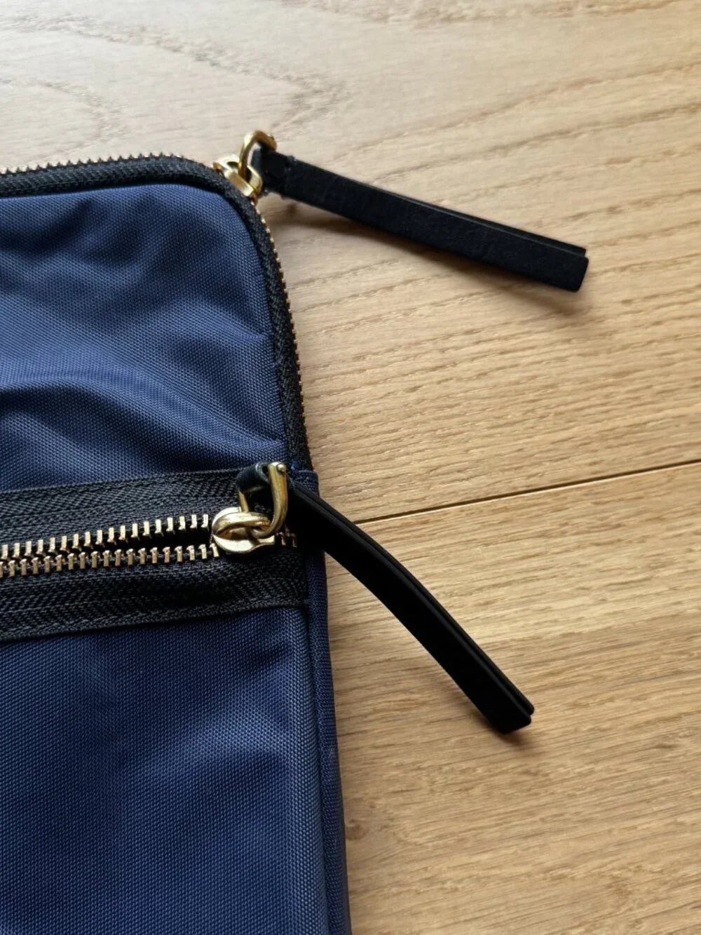 Marc Jacobs Nylon Laptop Sleeve Bag Pouch Blue Black